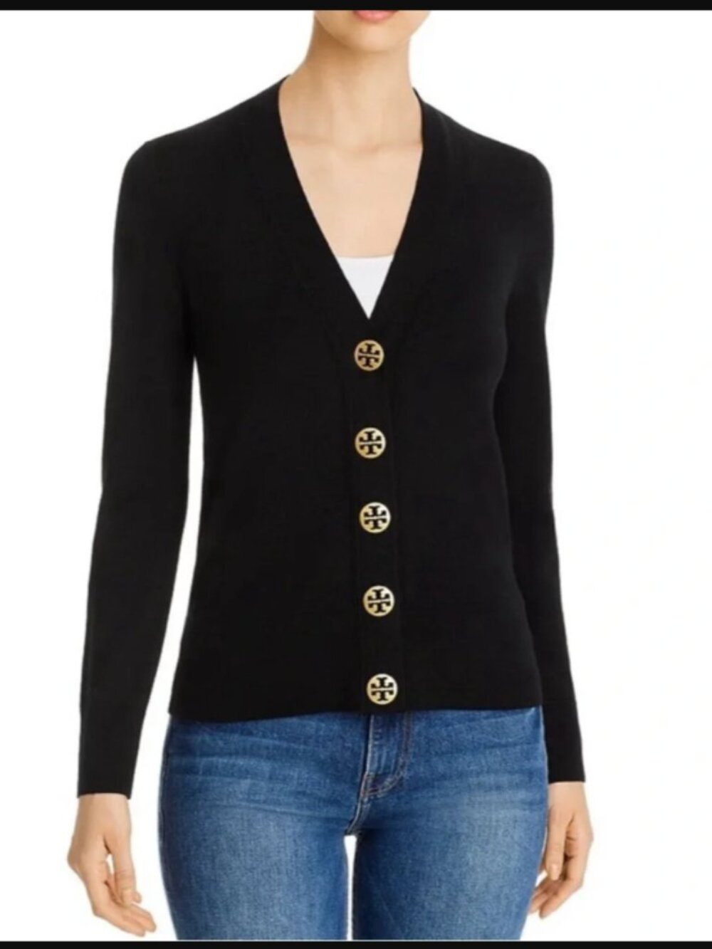 Tory Burch Merino Wool Cardigan